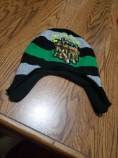 TMNT Teenage Mutant Ninja Turtles kids Knit Beanie Hat Ear Flap Nickelodeon 2014