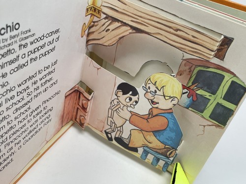 1982 Pinnocchio Pop-Up Book Honey Bear Modern Promotions Publications HC - Picture 4 of 10