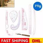 7* Schneiderlineal Bekleidung Kurve Lineal Ärmel Knopf Patchwork Zubehör set