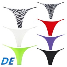 DE Damen Bikini String Tanga Sexy Bikinislips Niedrige Taille Bademode Höschen