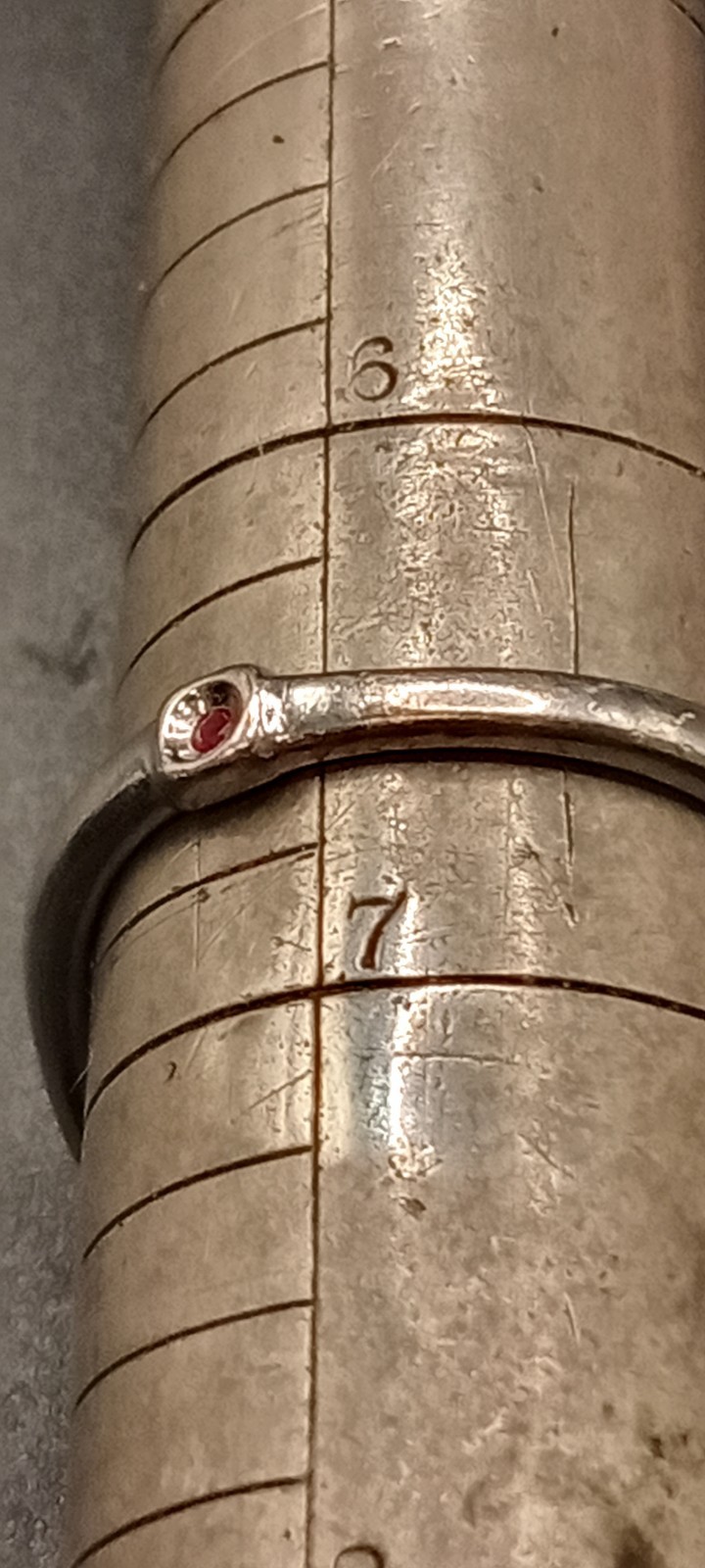 925 Sterling Silver Elle Ruby Twist Bracelet Ring… - image 10