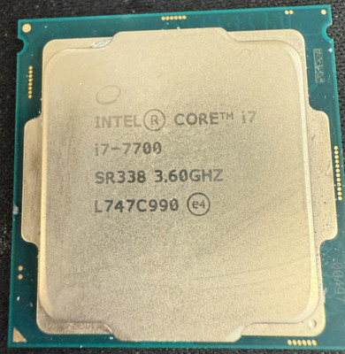 Intel Core I7 7700 Processor (3.60 GHz, 4 Cores, FCLGA1151) - SR338
