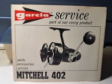 Vintage Garcia Mitchell 402 Service Fold Out