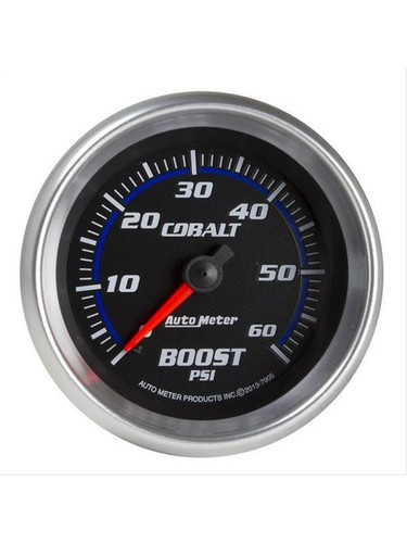 Auto Meter Gauge Cobalt Boost 0-60 PSI 2 5/8 Analog Mechanical (7905) - Picture 1 of 12