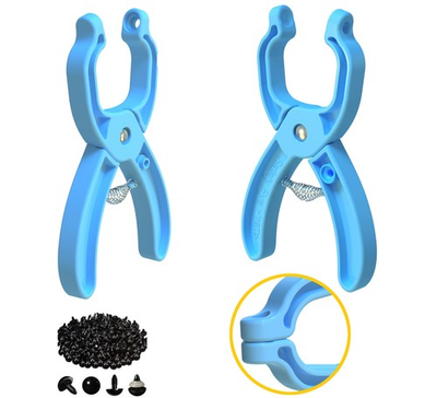 #ad GEOCCI Safety Eye Tool Auxiliary for Attaching Eyes blue $12.59