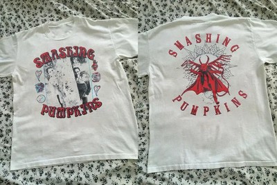 1990s Smashing Pumpkins Mission To Mars Tour Double Sided T-Shirt