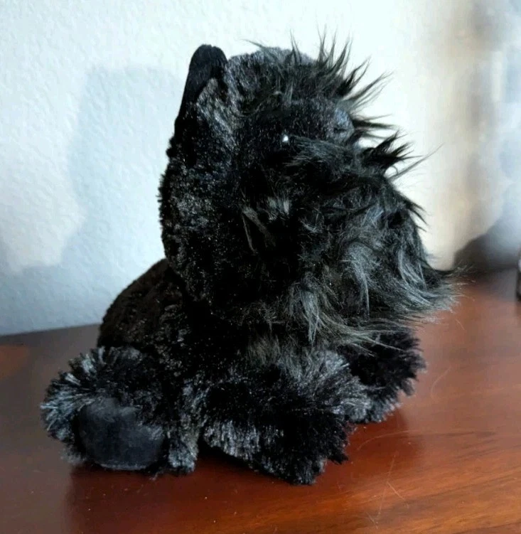 Aurora Black Scottie Dog Plush Toby 02433 New Toto Wizard Of Oz 10" Toon Goggles - Image 4 of 4