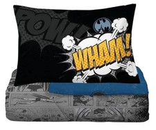 Batman "Dark Knight" Kids 2pc Reversible Twin/Full Comforter Set-W36518877278