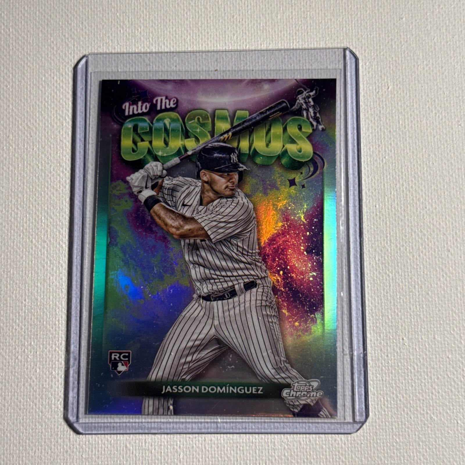 2024 Topps Cosmic Chrome Jasson Dominguez Into the Cosmos RC #ITC-22 Yankees