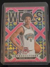 Jaylen Wells 2024-25 Panini Mosaic Fast Break Introductions #18 Pink Disco /20