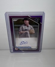 2024 Bowman Emmett Olson Prospect Autograph Purple /250 #PPRA-EO Marlins