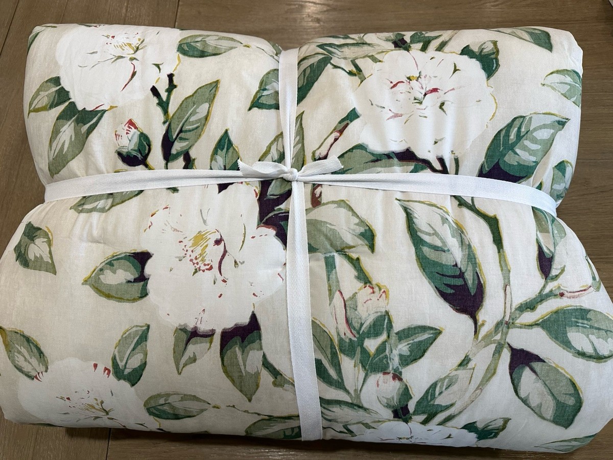 Pottery Barn Sidney King Cal King Comforter Floral reversible