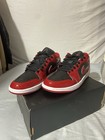 Jordan Air Jordan 1 Low Men's Red/Black/White Colorblock Lace-Up Sneaker — photo 1
