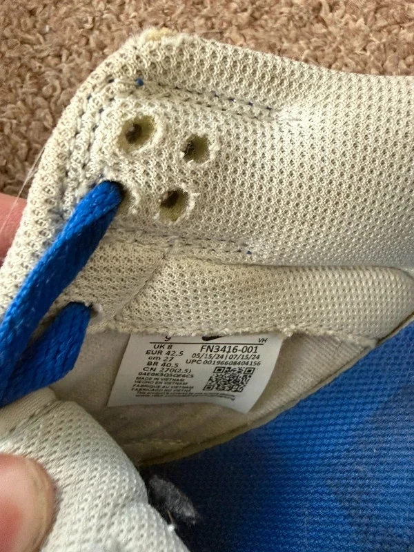 Size 8 - Nike Dunk Low University Blue, photo 4 of 5