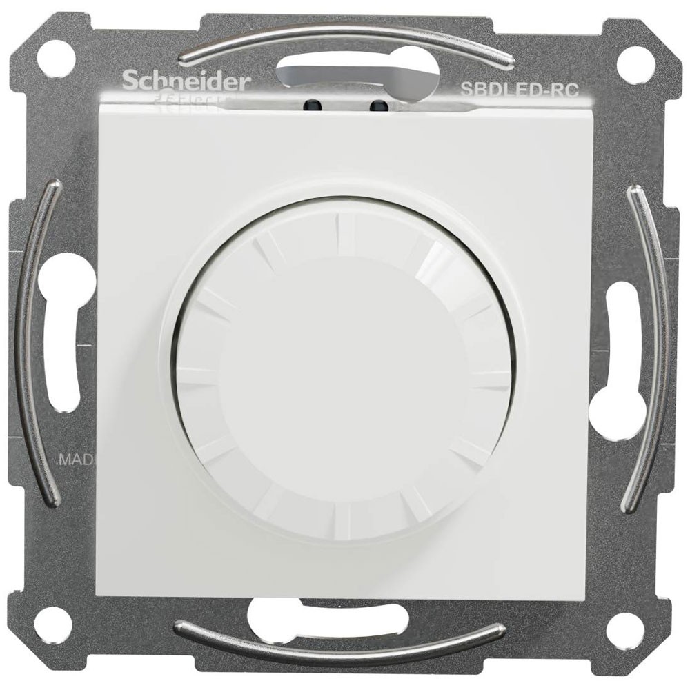 Schneider Electric Asfora dimmer rotary LED white IP20 230V