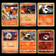 6x Volcarona Lot 18 XY Ancient Origins Pokemon Cards Collection Set Stage 1/Rare