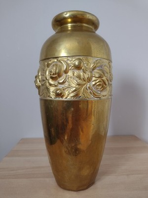BELDRAY Made In England Brass Vase 12'' Tall