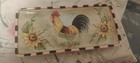3 PC. Hand Painted “Style Eyes” Roosters W/Fruit Salt & Pepper Shakers Hot Plate — photo 9
