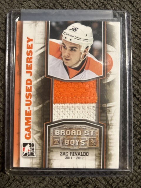 2011-12 ITG Broad Street Boys #M-31 - Game Used Orange Version Zac Rinaldo /10