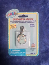 WEBKINZ HIPPO CAMEO0 CHARM - NEW W/ SEALED CODE - HARD TO FIND