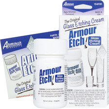 Armour Etch Glass Etching Cream - Create Stunning Designs on Glass Surfaces - Et