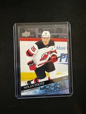 2020-21 UD Extended Series #729 Young Guns Nolan Foote Rookie Card. rookie card picture