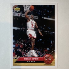 Upper Deck 1992-93 McDonald's Michael Jordan P5 Chicago Bulls Basketball Card