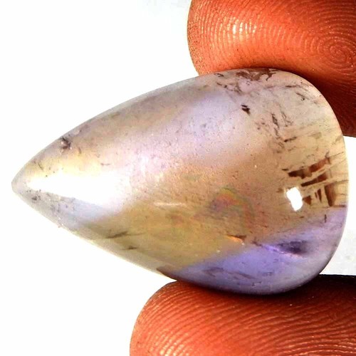 31.05 Ct Natural Good Quality Ametrine Pear Cabochon 27x18x7 Loose Gemstone - Picture 2 of 3