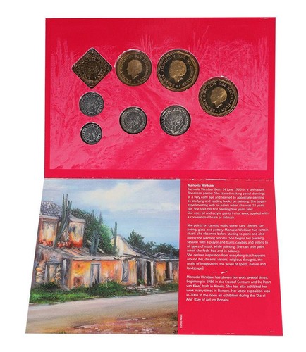 Niederländische Antillen 1 Cent - 5 Gulden 8 Stück kompletter Satz, 2005, KM #32-43, postfrisch - Bild 6 von 10