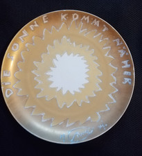Künstlerteller Rosenthal Nr. 4 von Otto Piene im Topzustand