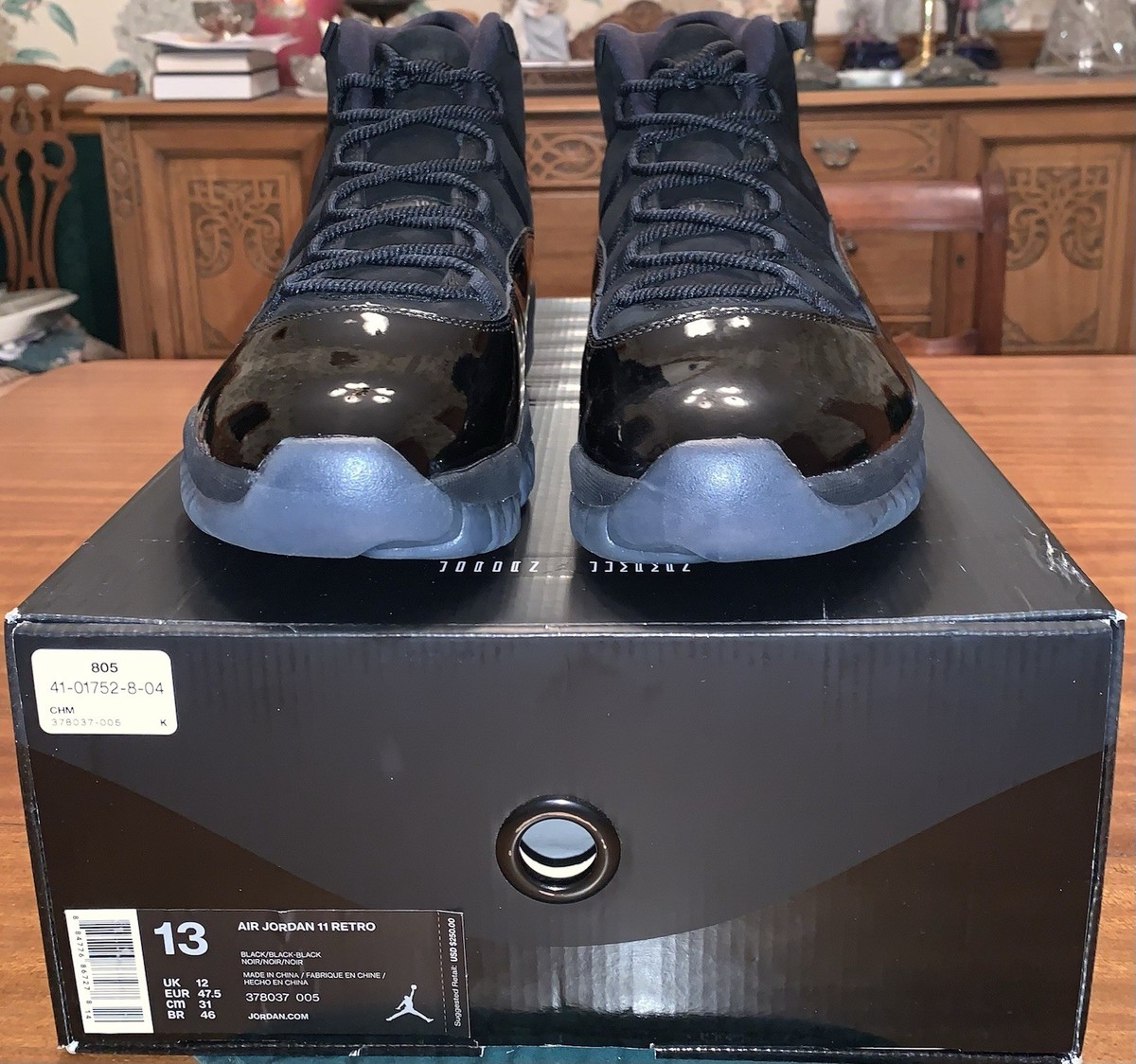 Nike Air Jordan Retro 11 XI Cap and & Gown sz 13 DS 2018 Bred