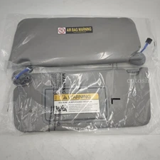 Gray Pair Sun Visor w/ Light & Mirror For 2008-2017 Honda Accord 83280TA5A51ZA