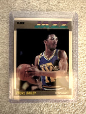 1987-88 Fleer Basketball #6 Thurl Bailey Utah Jazz