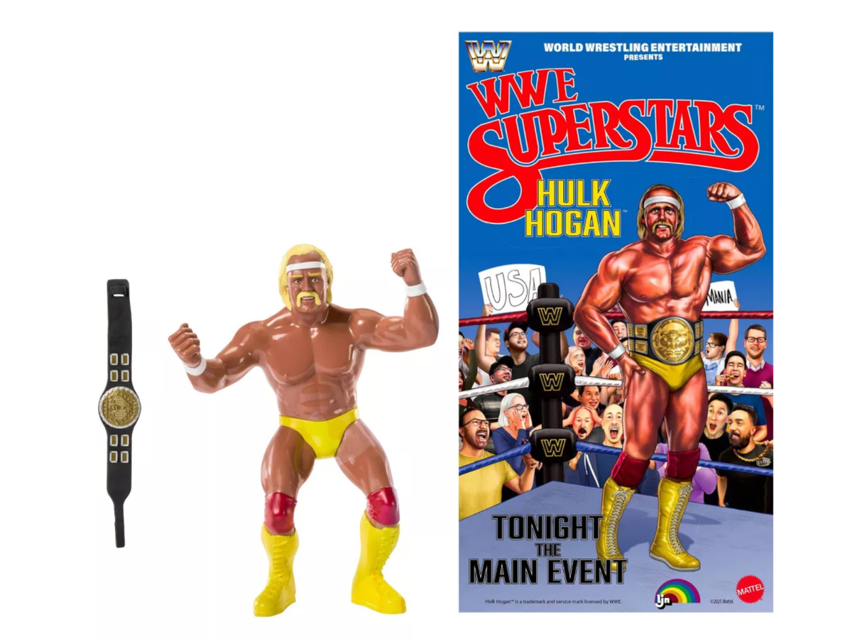 LJN WWE Superstars Hulk Hogan Chase Black Card Retro Figure