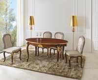 Set Garnitur 5Tlg Esstisch 4 StüHle Luxus Esszimmer MöBel Gruppe Italien MöBel