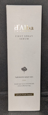 D'Alba Piedmont - Vegan - First Spray Serum - 180ml - Brand New - Free Shipping