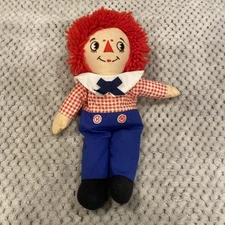 Vintage Raggedy Andy 12" Applause Rag Doll JOHNNY GRUELLE VGC