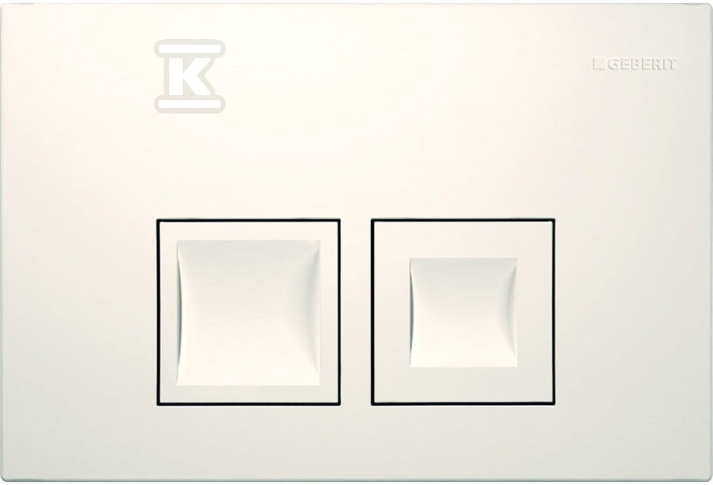Geberit Bianco Placca Wc, 115.135.11.5 - Immagine 2