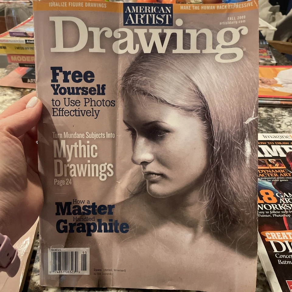 Lot Of Art Magazines ImagineFX BLUECANVAS GAME ART AMERICAN ARTIST DRAWING - Imagem 3 de 4