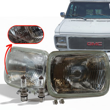 KIT PHARES 200MM H4 E-MARK POUR GMC VANDURA CHEVROLET G10 G20 G30 CHEVY 350