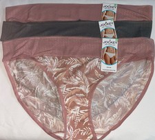 Jockey Soft Touch Lace Bikini Panty 3211 Size 8/XL 4 Pairs