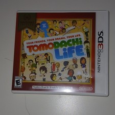 Nintendo 3DS Tomodachi Life Original Game Cartridge Case & Box Art