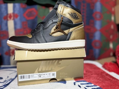 Nike Air Jordan 1 High OG Black Metallic Gold DZ5485-071 Men s Shoes NEW