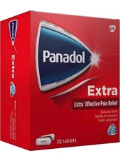 Panadol Extra 72 Tablets with Opti Zorb Formulation Original packing and Sealed