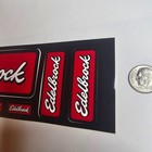VINTAGE EDELBROCK STICKER SET EQUIPMENT RACING AUTOMOTIVE PERFORMANCE CAR SPEED — photo 5