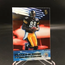 Plaxico Burress 2000 Collector's Edge T3 Heir Force HF25 #/1000 Steelers Rookie