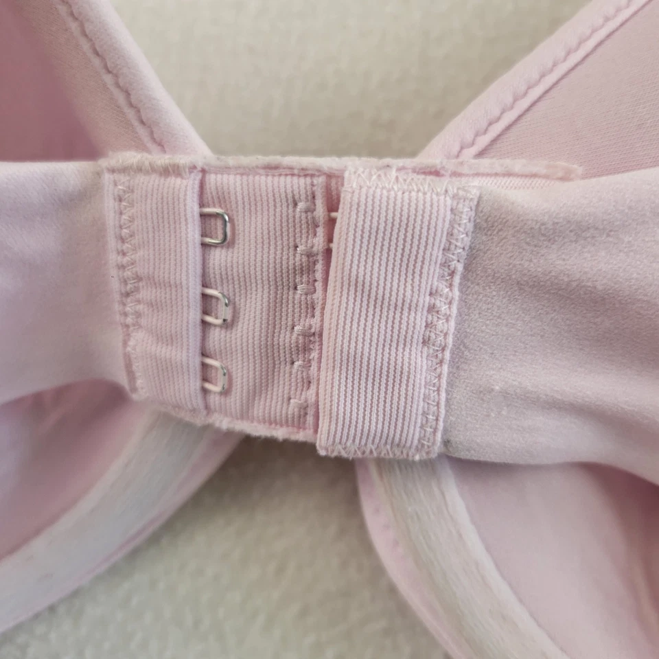 Lote de 3 sujetadores Demi Barely There para mujer con aros cierre trasero 36D rosa marrón tostado Foto 4 de 4