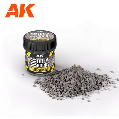 AK-Interactive Big Grey Rocks for 1/35 Scene/Diorama (100ml)