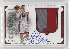 2016 Panini National Treasures Collegiate 40/99 Stephen Zimmerman #123 Auto 7gk