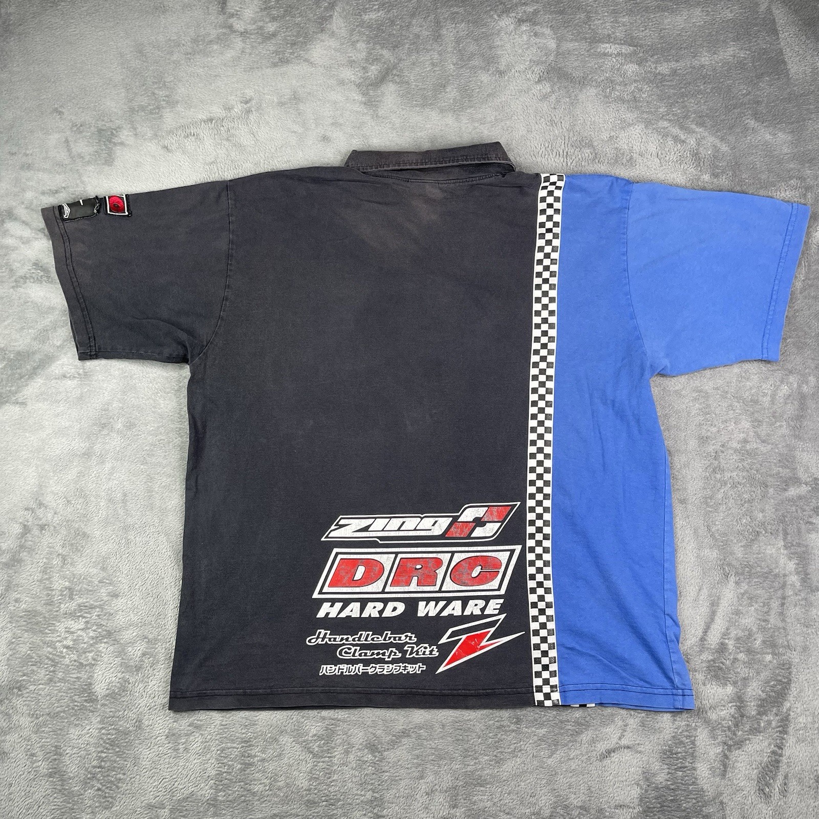 Vintage Motocross Racing Shirt Men 2XL Polo Wheeling Cycle Supply Supermoto Bike